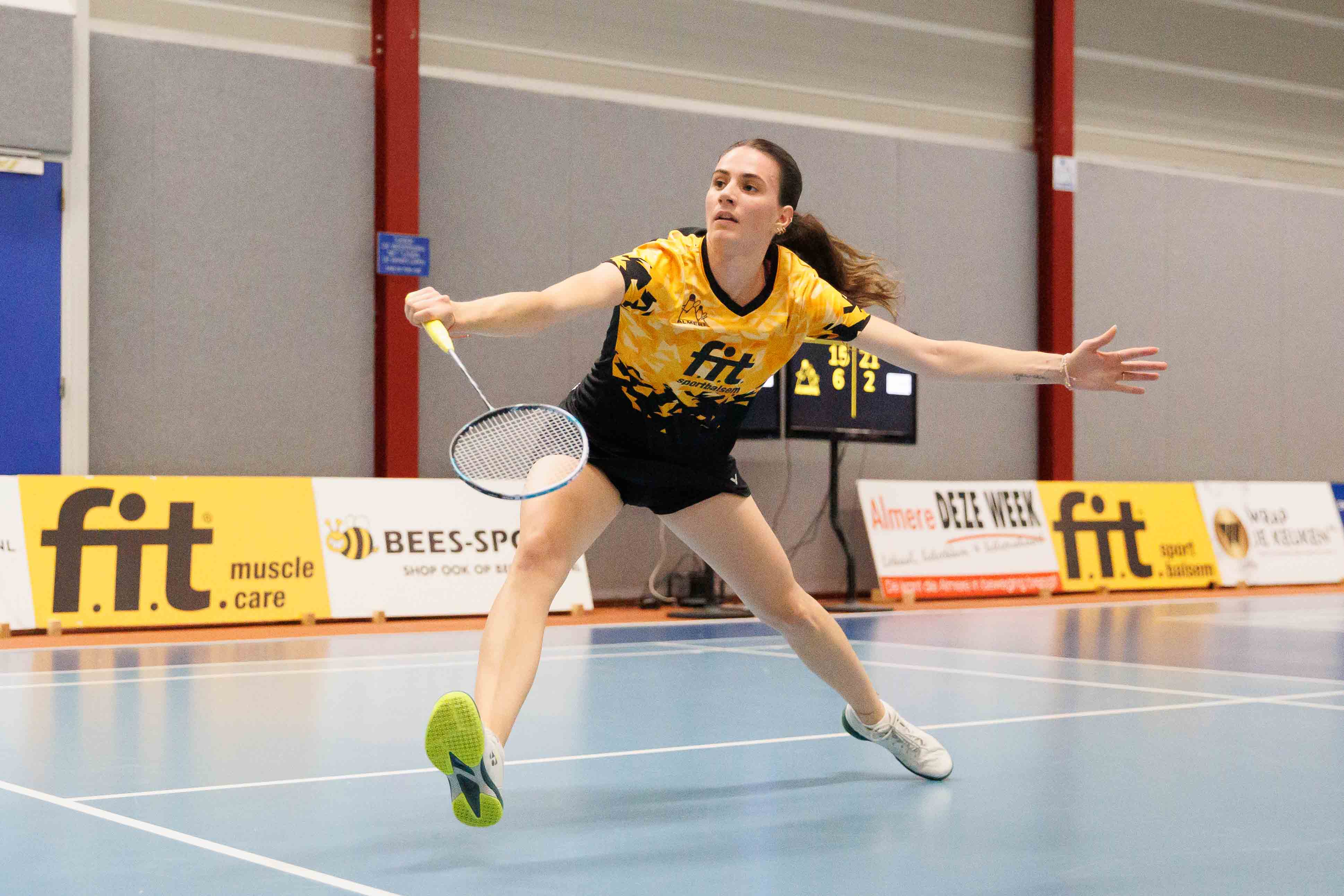 6-2 winst voor badmintonners Almere  tegen  Smashing Wijchen